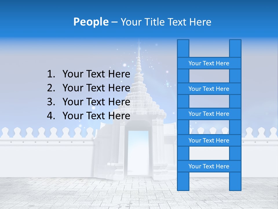 Summer Asian Clouds PowerPoint Template