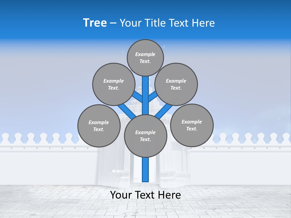 Summer Asian Clouds PowerPoint Template