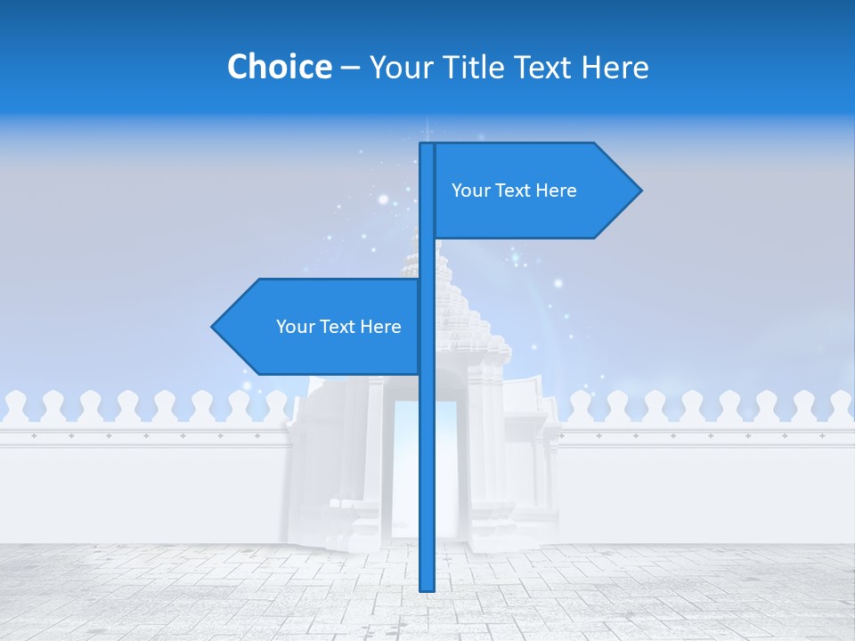 Summer Asian Clouds PowerPoint Template