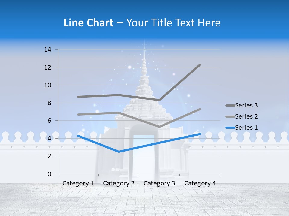 Summer Asian Clouds PowerPoint Template