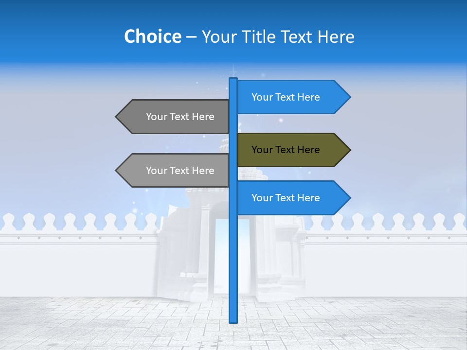 Summer Asian Clouds PowerPoint Template