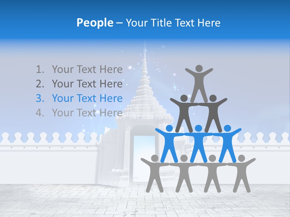 Summer Asian Clouds PowerPoint Template