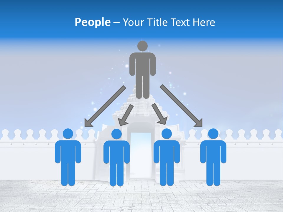 Summer Asian Clouds PowerPoint Template