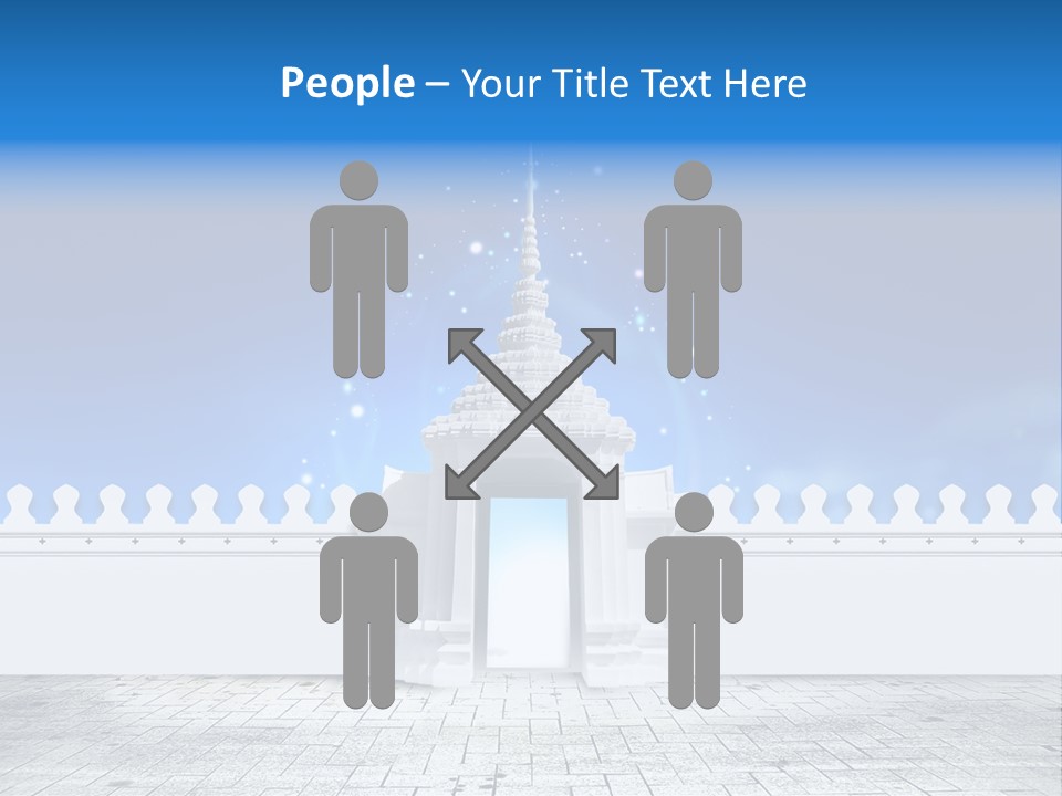 Summer Asian Clouds PowerPoint Template