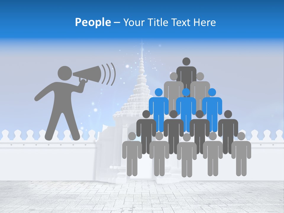 Summer Asian Clouds PowerPoint Template