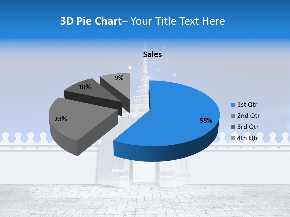 Summer Asian Clouds PowerPoint Template