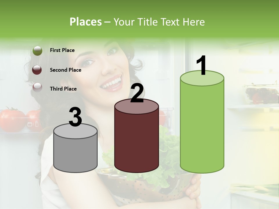 Food Door Open PowerPoint Template