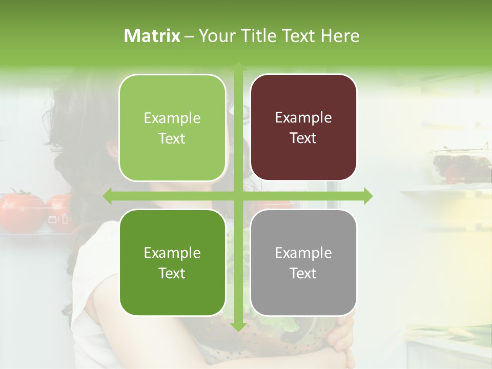 Food Door Open PowerPoint Template