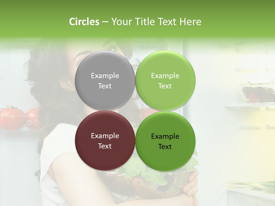 Food Door Open PowerPoint Template