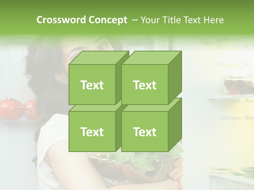 Food Door Open PowerPoint Template