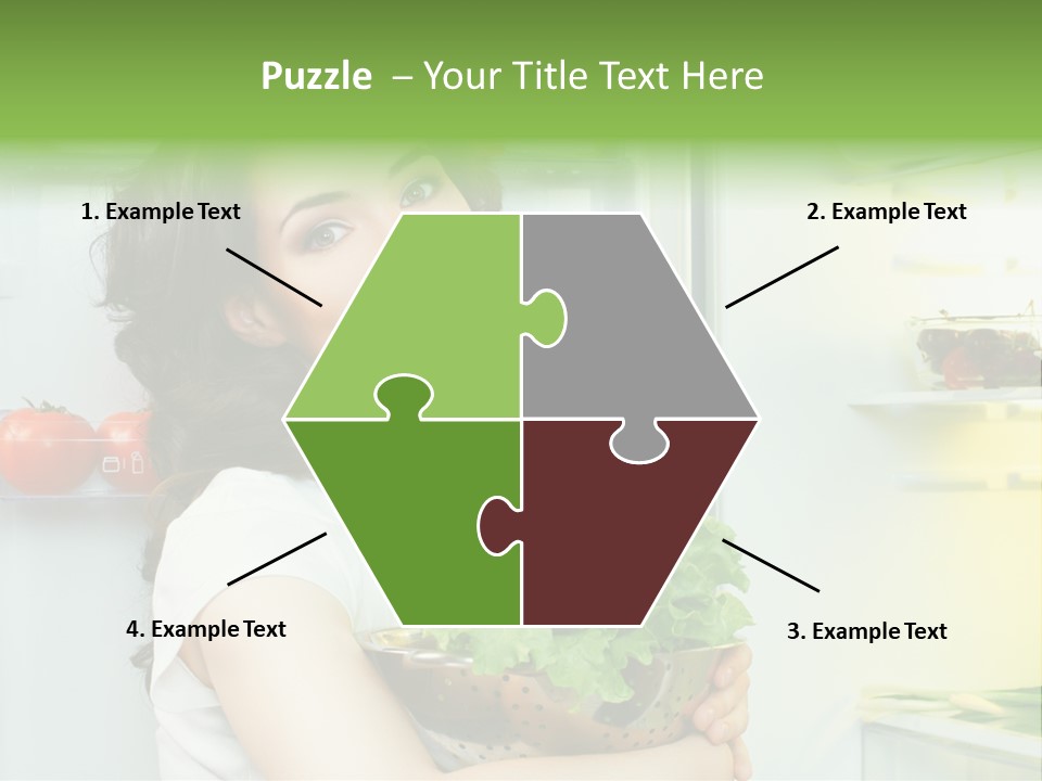 Food Door Open PowerPoint Template