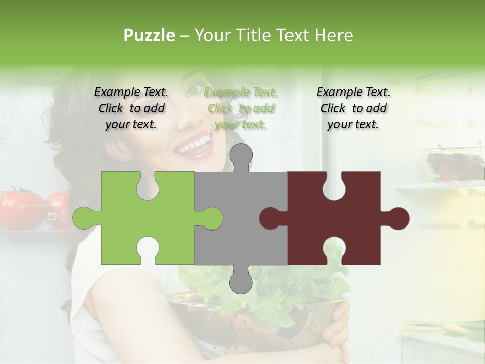 Food Door Open PowerPoint Template