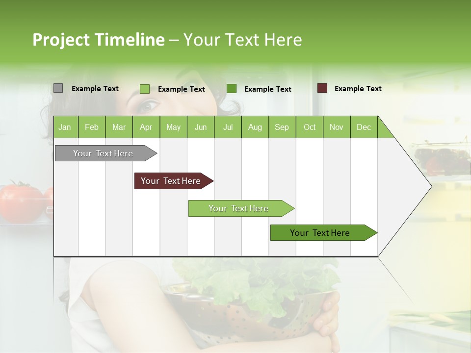 Food Door Open PowerPoint Template