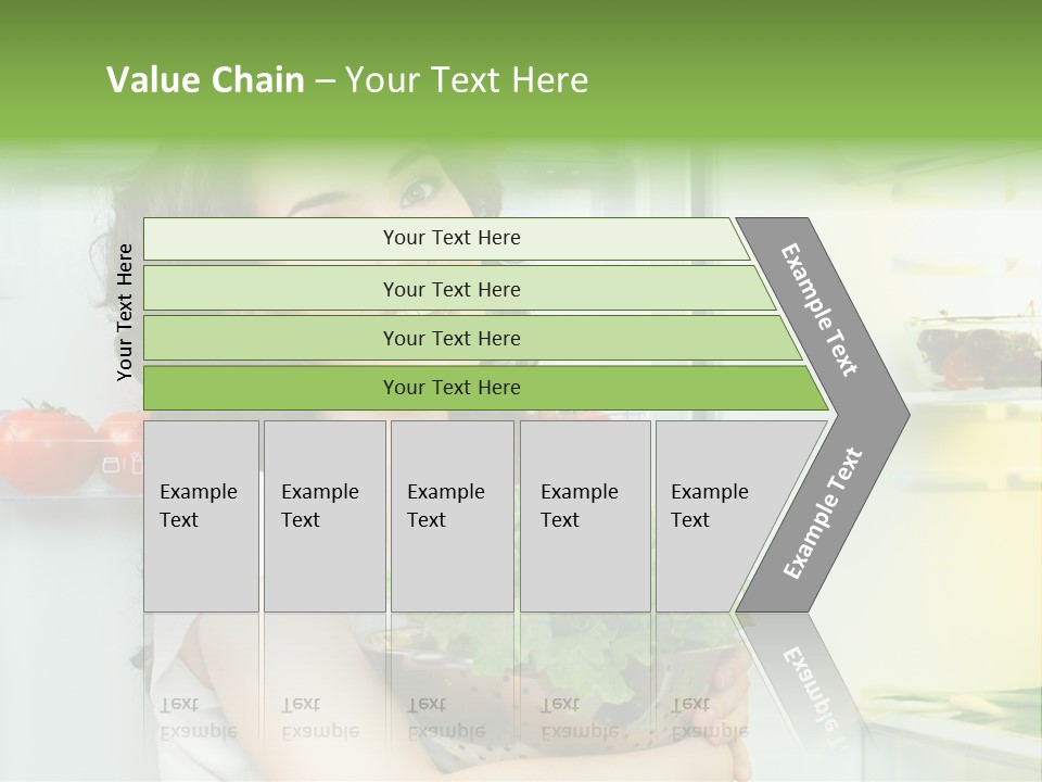 Food Door Open PowerPoint Template