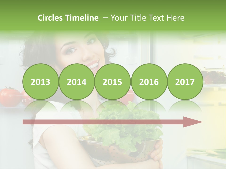 Food Door Open PowerPoint Template