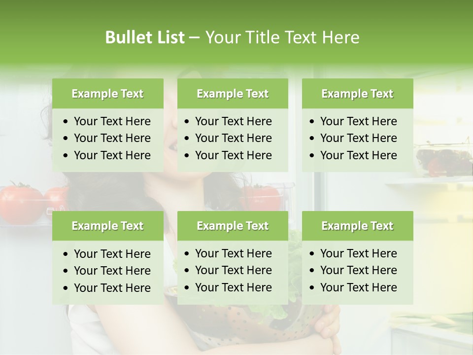 Food Door Open PowerPoint Template