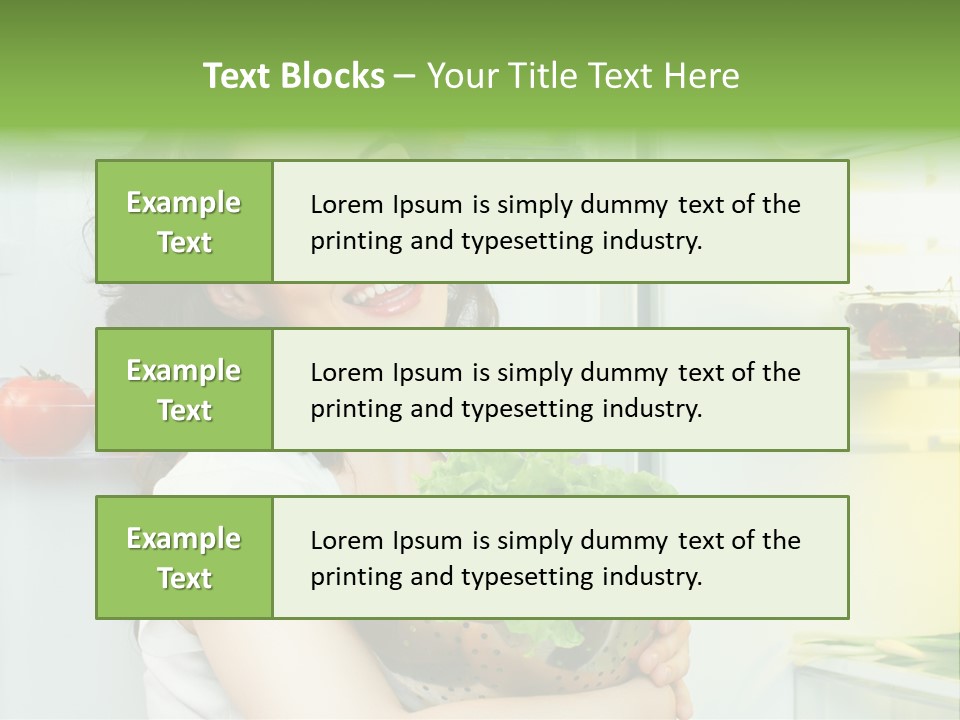Food Door Open PowerPoint Template