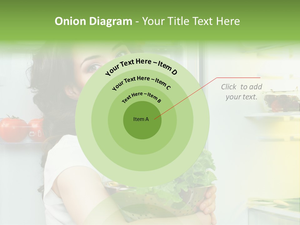 Food Door Open PowerPoint Template