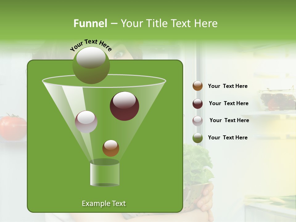 Food Door Open PowerPoint Template