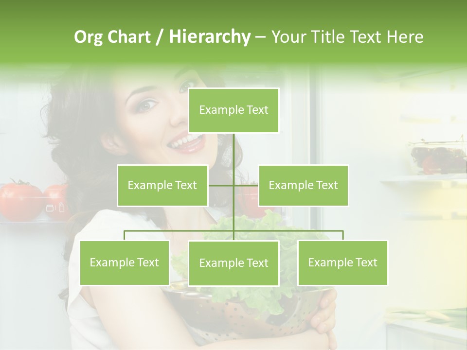 Food Door Open PowerPoint Template