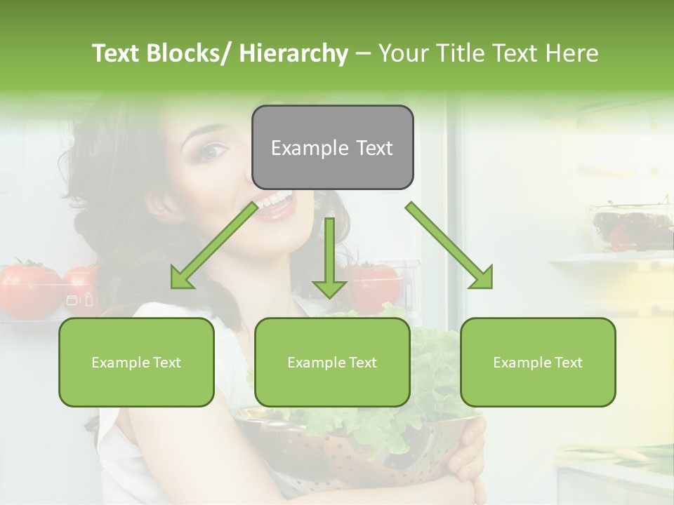 Food Door Open PowerPoint Template