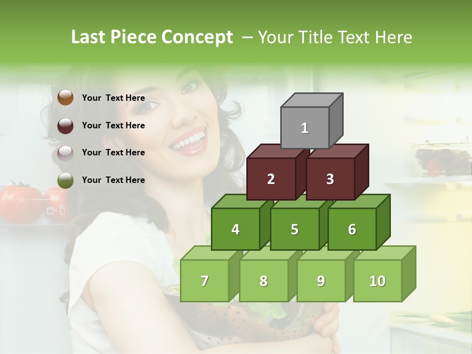 Food Door Open PowerPoint Template