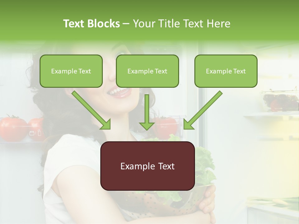 Food Door Open PowerPoint Template