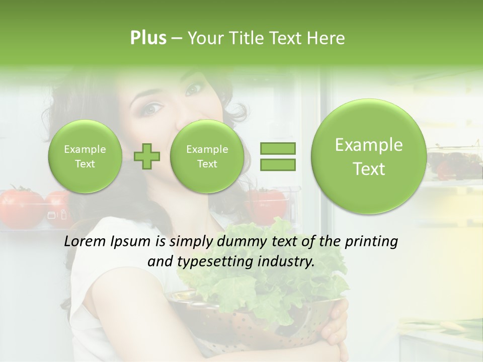 Food Door Open PowerPoint Template