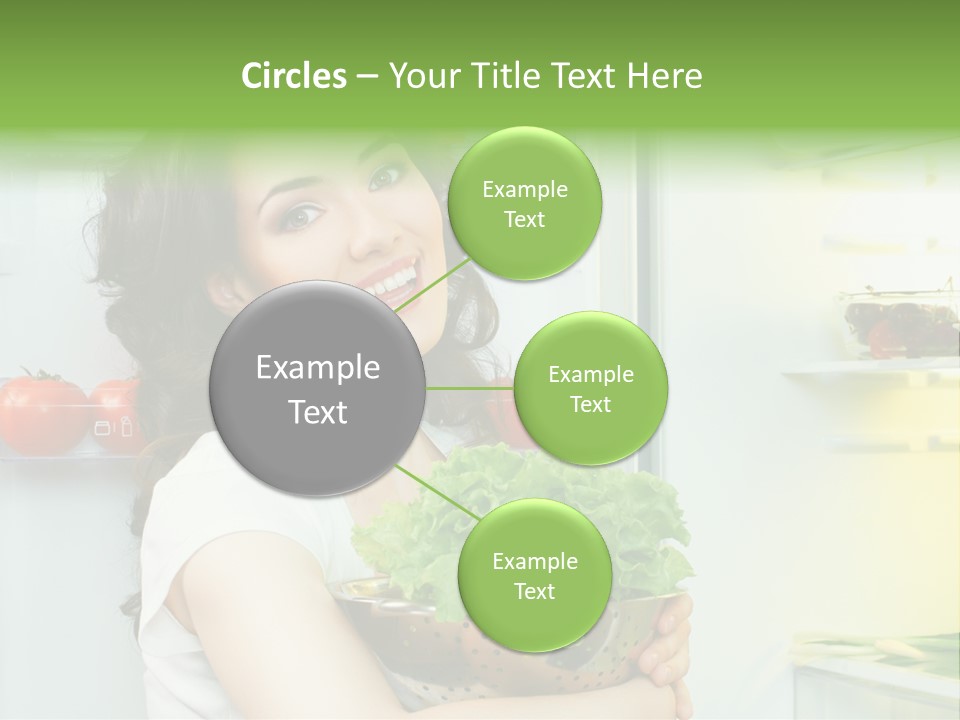 Food Door Open PowerPoint Template