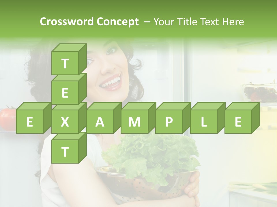 Food Door Open PowerPoint Template