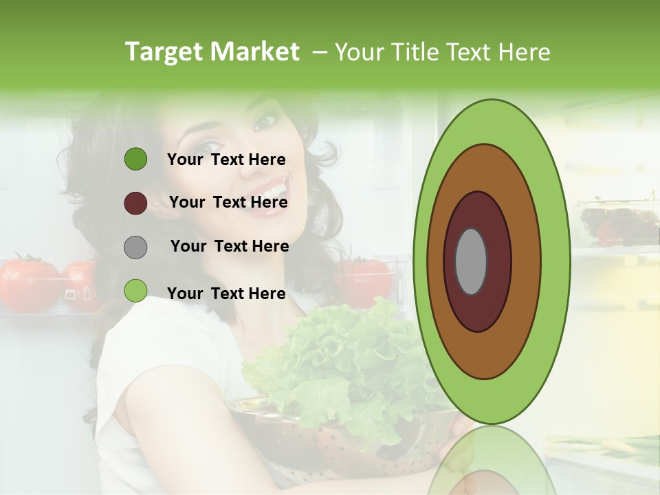 Food Door Open PowerPoint Template