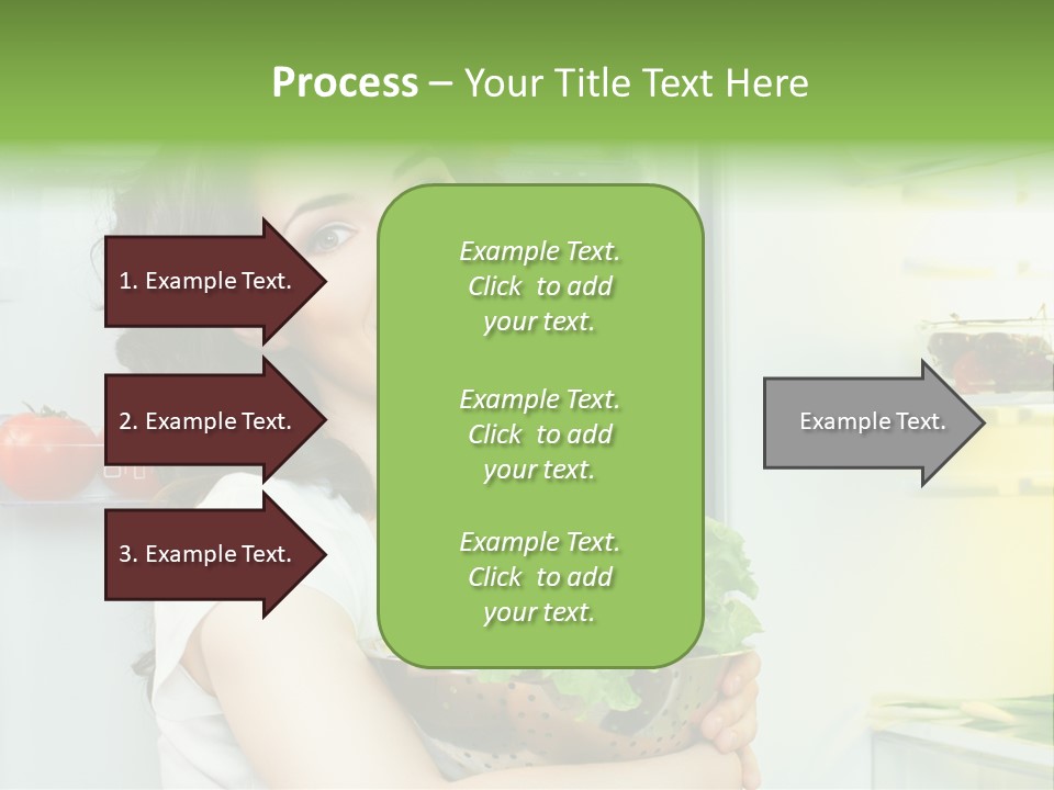 Food Door Open PowerPoint Template