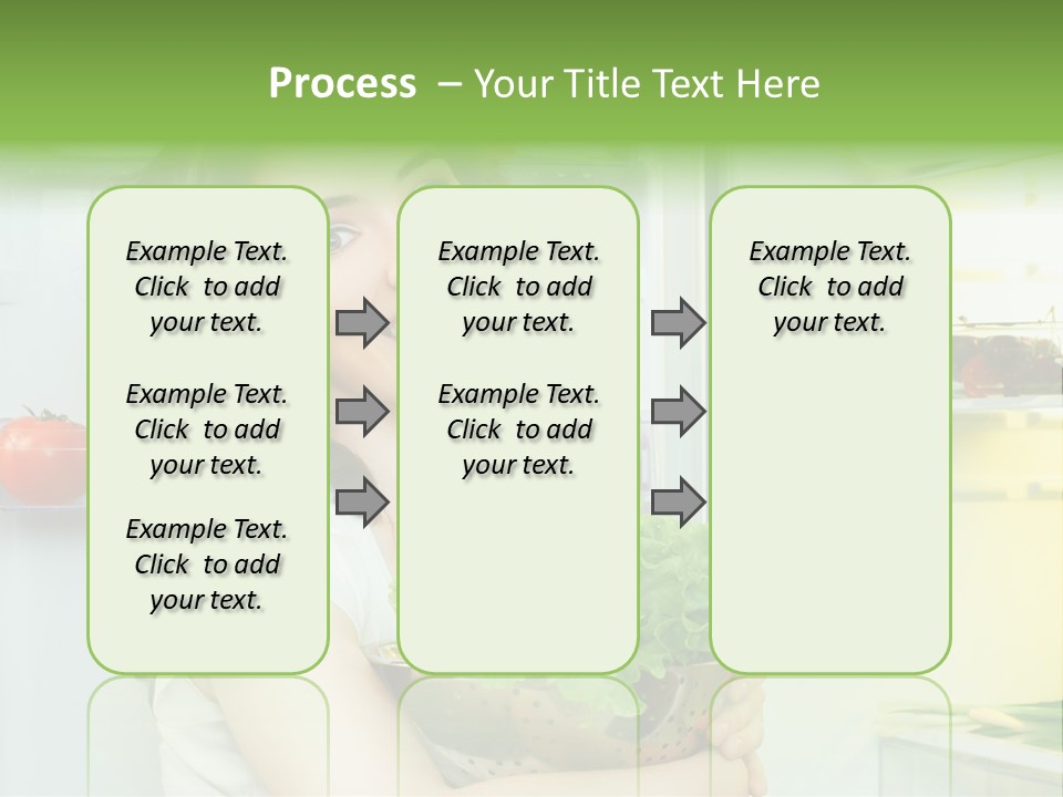 Food Door Open PowerPoint Template