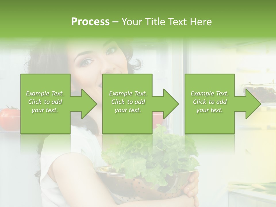 Food Door Open PowerPoint Template