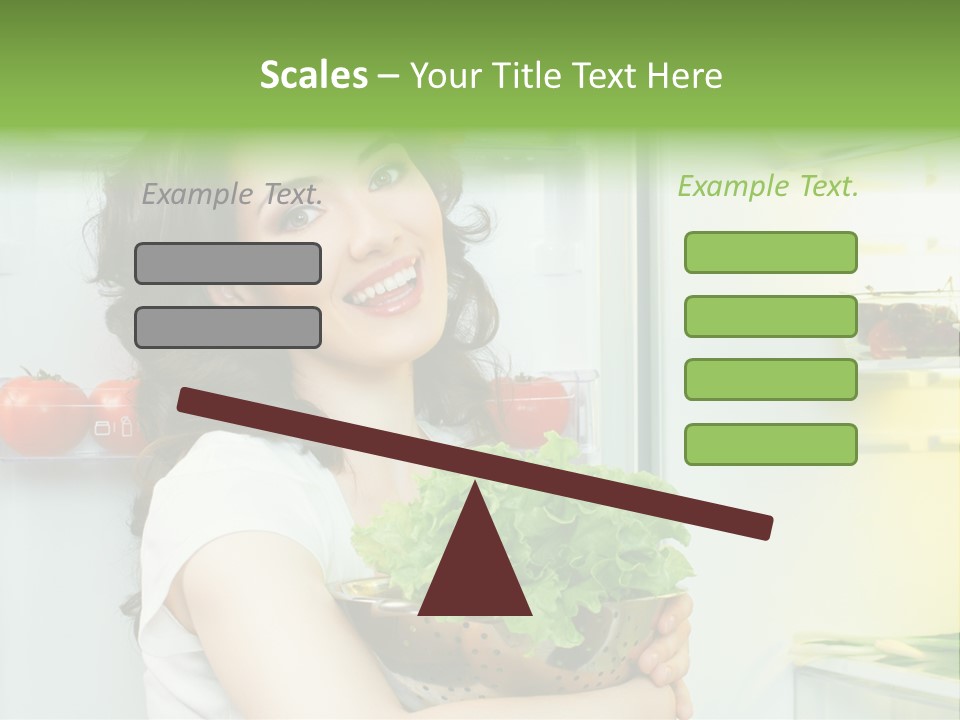 Food Door Open PowerPoint Template