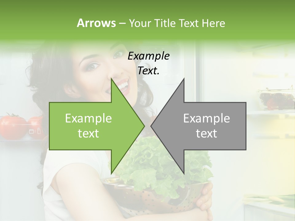 Food Door Open PowerPoint Template