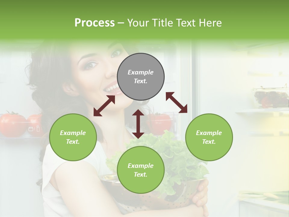 Food Door Open PowerPoint Template