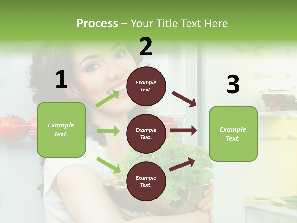 Food Door Open PowerPoint Template