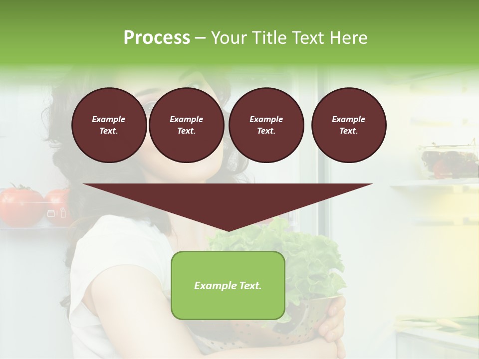 Food Door Open PowerPoint Template