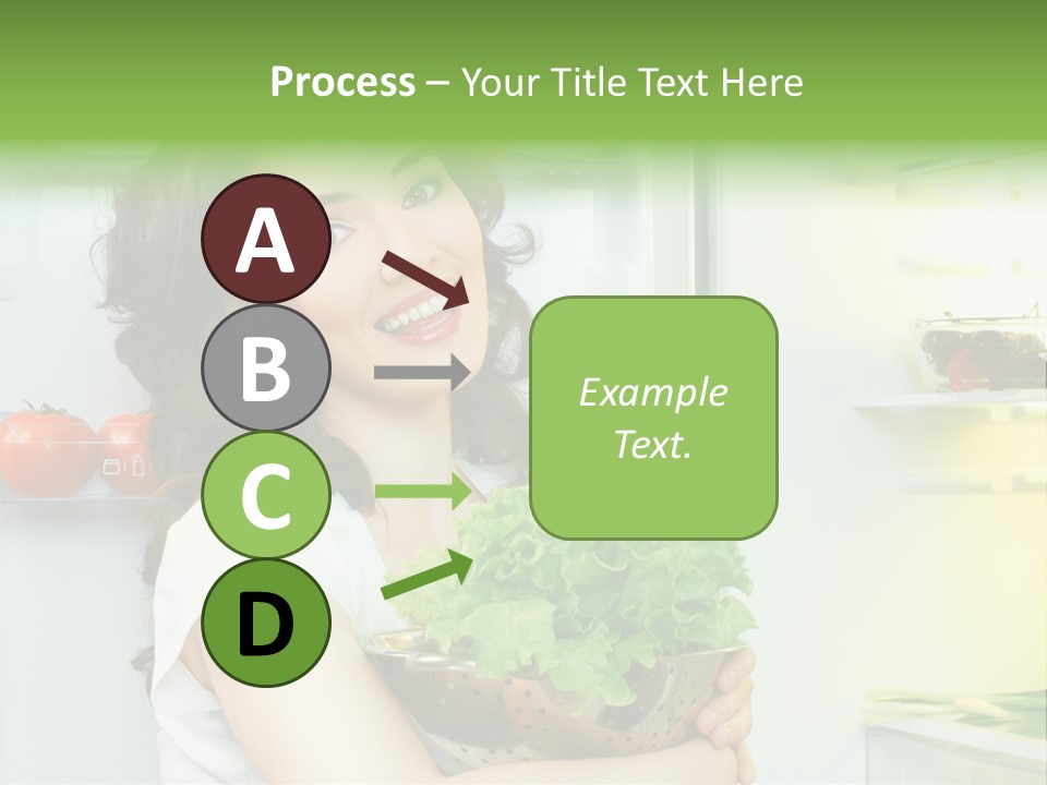 Food Door Open PowerPoint Template