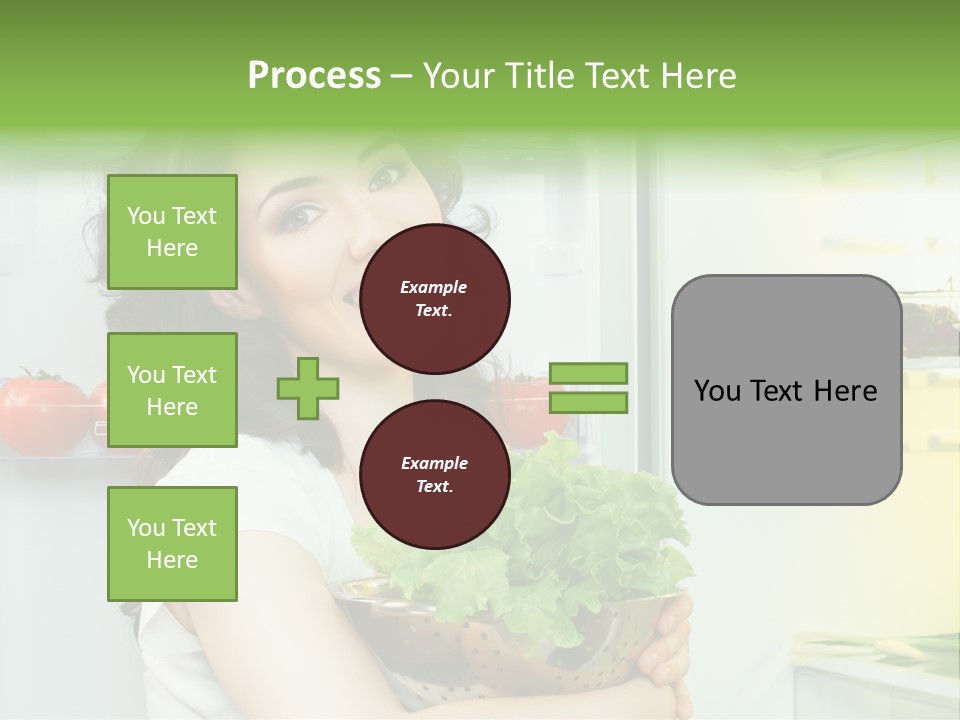 Food Door Open PowerPoint Template