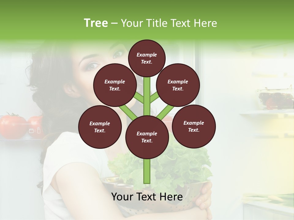 Food Door Open PowerPoint Template