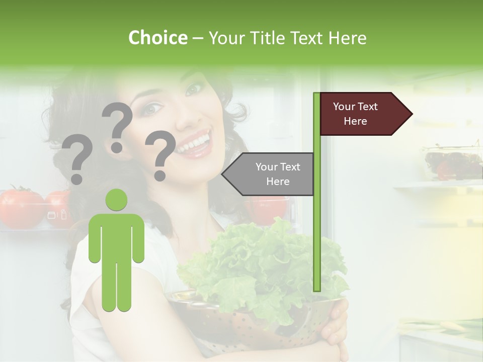 Food Door Open PowerPoint Template