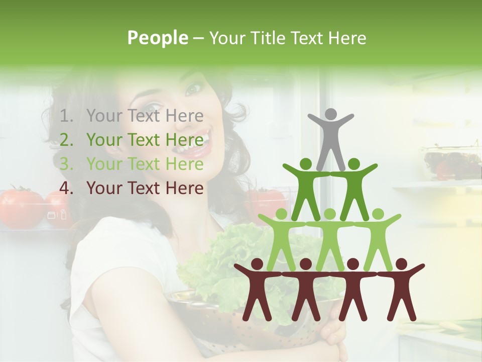 Food Door Open PowerPoint Template