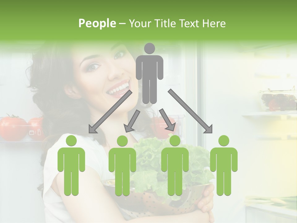 Food Door Open PowerPoint Template