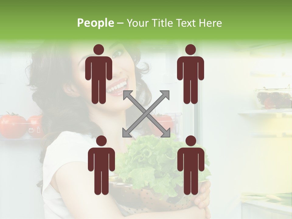 Food Door Open PowerPoint Template