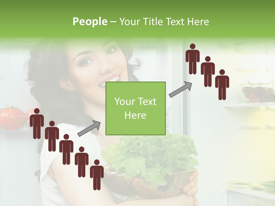 Food Door Open PowerPoint Template