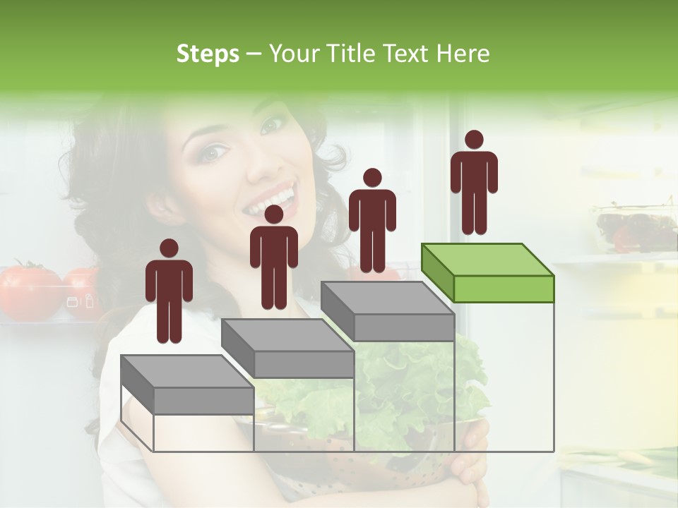 Food Door Open PowerPoint Template