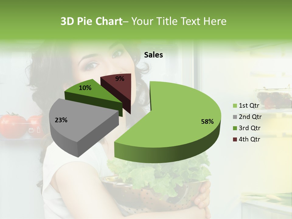 Food Door Open PowerPoint Template