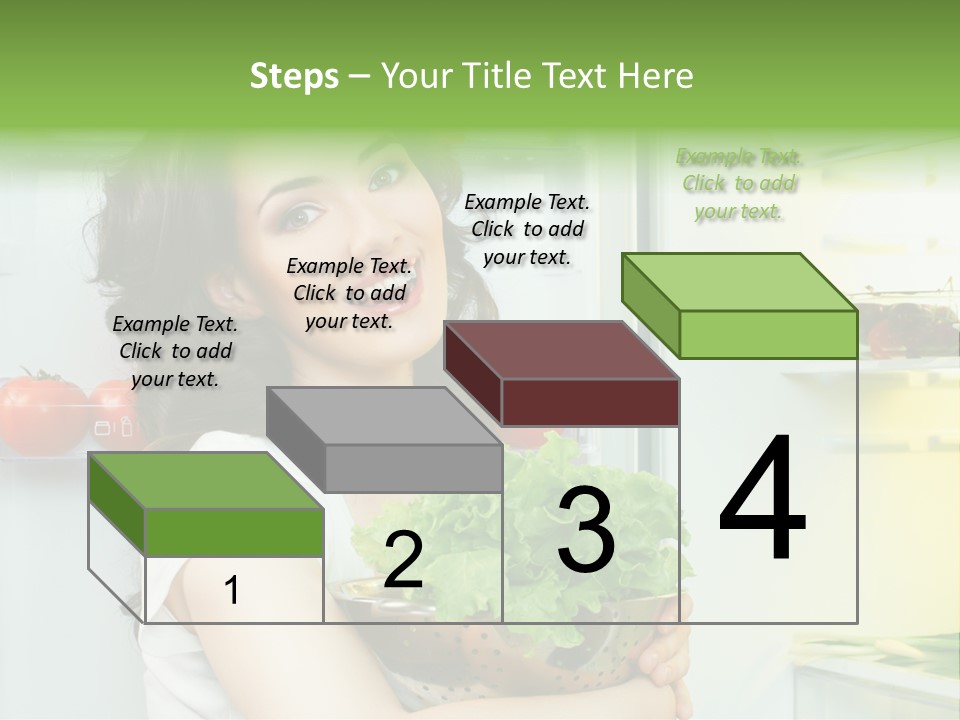 Food Door Open PowerPoint Template